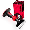 Rizom 8-Inch Rock Chisel, Stone Chisel with Hand Protection, Heavy Duty Masonry Chisel for Carving Scaling Breaking Hounding