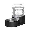 RIZZARI 4L Gravity Cat Water Dispenser:Spill Resistant for Apartments