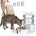 RIZZARI 4L Gravity Cat Water Dispenser: Filtered Water for Kittens
