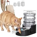 RIZZARI 5L Filtered Pet Water Dispenser: Gravity Waterer for Small Dogs