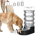 RIZZARI 9L Filtered Dog Water Dispenser: Large Capacity Multi Pet Solution