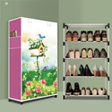 RJ CREATION 4 Tier Foldable Shoe Rack – Space Saver, Universal for Entry, Bedroom & Balcony Plastic Shoe Stand