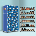 RJ CREATION 6 Tier Foldable Shoe Rack – Space Saver, Universal for Entry, Bedroom & Balcony Plastic Shoe Stand