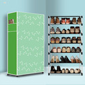 RJ CREATION 6 Tier Foldable Shoe Rack – Space Saver, Universal for Entry, Bedroom & Balcony Plastic Shoe Stand