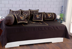 rj products cotton embroidered diwan set