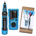 RJ11 RJ45 Cat5 Cat6 Telephone Wire Tracker Tracer Toner Ethernet LAN Network Cable Tester Line Finder (Model:- FWT11-Blue)