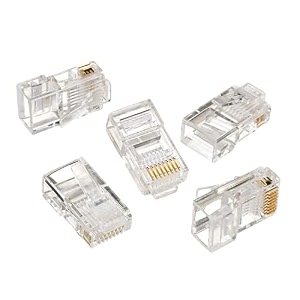 rj45 connector module plugs pack of 100 nos