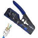 RJ45 Pass Through Crimp Tool Ethernet Crimping Tool for CAT7/CAT6/CAT5