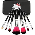 Tya 6155 Makeup Kit with 7 Black Makeup Brush, Fixer, Primer, Contour, Foundation, Eyelash Curler with Eyelashes, Glue,Kajal,36H and 3in1 Combo - (Pack of 19)