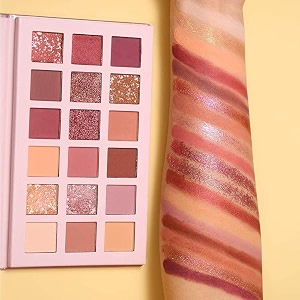 tya fashion 6155 multicolour makeup kit with nude eyeshadow palatte - pack of 2