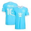 RJM Miami Jersey New Messi Black Jersey 2024 (Kids,Boys,Men)(Large 40,Multicolor-01)