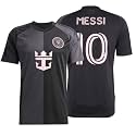 RJM Miami Jersey New Messi Black Jersey 2024 (Kids,Boys,Men)