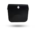 RJVON - Metal Side DIGI Luggage Box Matt Black with Fiting Clamp Size (L*29,H*30,W*12cm) for All Bikes Model Universal Fitment
