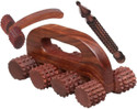 RK Handicraft Wooden Acupressure Back Pain Relief Massager Multi-Purpose Body Massager Roller