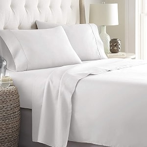 natural egyptian cotton 450 thread count 3 piece luxurious comfortable hotel bedsheet  sateen weave 1 fitted up to 1234 deep  2 pillow bed sheet set queen sizewhite solid