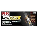 RK Racing Chain 520-SO-106 (520 Series) Steel 106 Link Traditional Street and Off-Road O-Ring Chain with Connecting Link