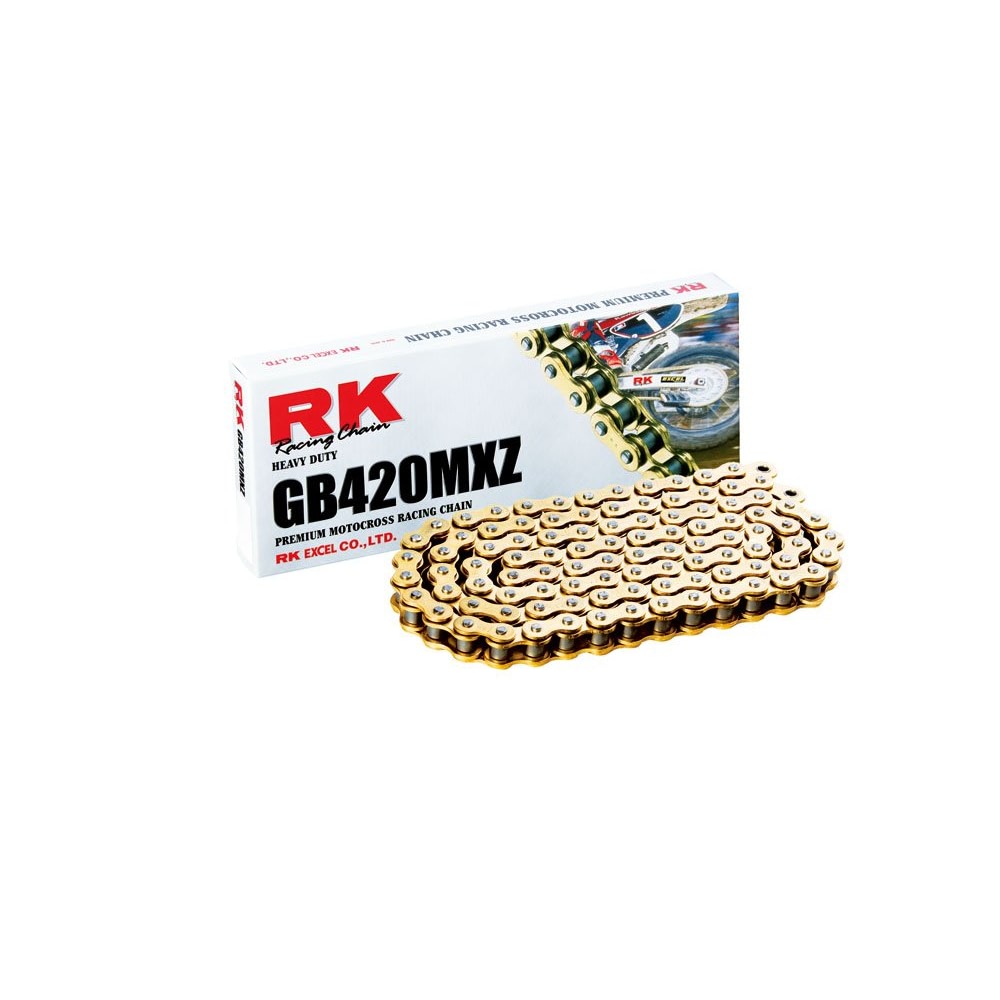 Rk Racing Pdf RK Racing Chain GB420MXZ-106 (420 Series) Gold 106 Link Heavy Duty MX ...