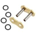 RK Racing Chain GB520SO-RL Gold Rivet Type Connecting Link