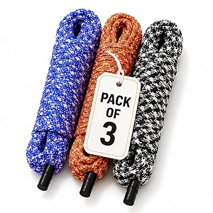 cloth drying rope  nylon synthetic laundry line rope  laundry clothesline  cloth drying wire synthetic rope  clothes drying line  20 mtr  pack of 3  multicolor