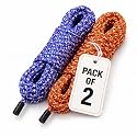 Cloth Drying Rope | Nylon Synthetic Laundry Line Rope | Laundry Clothesline | Cloth Drying Wire Synthetic Rope | Clothes Drying Line | 20 Mtr | | Multicolor, Pack of 2