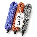 Cloth Drying Rope | Nylon Synthetic Laundry Line Rope | Laundry Clothesline | Cloth Drying Wire Synthetic Rope | Clothes Drying Line | 20 MTR | Pack of 3 | Multicolor