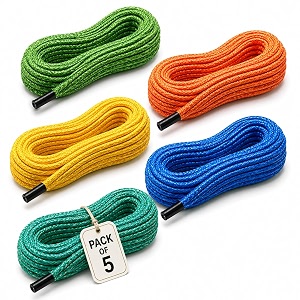 clothesline  cloth drying rope  laundry clothesline  indoor outdoor clothes line  multi-functional portable rope multicolour pack of 5 10 meter nylon rope