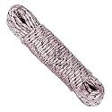 Clothesline | Cloth Drying Rope | Laundry Clothesline | Indoor Outdoor Clothes Line | Multi-Functional Portable Rope (Multicolour) (Pack of 4, 20 Meter (Nylon Rope))