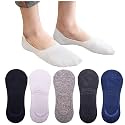 Loafer Socks,Anti-Slip Men &amp; Women Cotton Low Cut/Invisible/No show Loafer Socks with Silicon Anti Skit Support (Multicolor) Combo