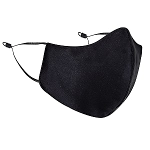 Black Cotton Face Mask Reusable Super Soft