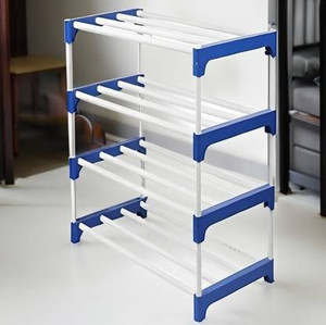 RKE RACK 4 Plastic Collapsible Shoe Stand