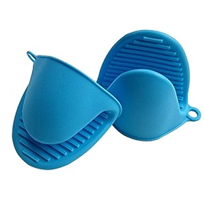 rkpm 2 pcs silicone pinch grip mitten oven mitt gripper grip kitchen potholder utensil tool 1 set orange