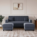 RM HOME Luna Fabric 5 Seater 