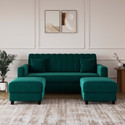 RM HOME Luna Fabric 5 Seater 