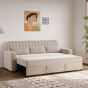RM HOME Oliver Cumbed Fabric 3 Seater