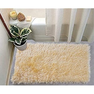 anti skid washable door mats bath mats for home office and bathroom 20 x 32 beige