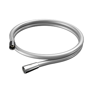 rn pvc shower hose flexible connecting pipe 15 mtr  bathroom health faucet hand shower tube - silver color_6250s