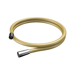 rn pvc shower hose flexible connecting pipe 15 mtr  bathroom health faucet hand shower tube - gold color_6270g