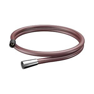 rn pvc shower hose flexible connecting pipe 15 mtr  bathroom health faucet hand shower tube - rose gold color_6280s