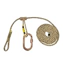 RNA 8mm Resc Tech Tether System – 9ft Lightweight Saddle Hunting Tether with TRC Prusik Loop & Omega Raider Screw-Lok Carabiner – Made in USA