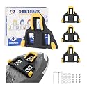 Road Bike Cleats Compatible with SPD-SL Pedals, 4 Pack