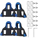 Road Bike Cleats Compatible with SPD-SL Pedals, 4 Pack