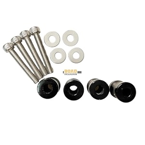 road religion front mud guard riser kit for interceptor 650 gt650 himalayan - heavy-duty construction