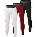 Roadbox Boys' Thermal Compression Pants, Fleece Lined Base Layer Leggings