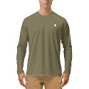 Roadbox Men's UPF 50+ UV Sun Protection Shirts, Long Sleeve Swim Rash Guard