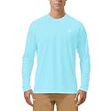 Roadbox Men's UPF 50+ UV Sun Protection Shirts, Long Sleeve Swim Rash Guard