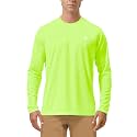 Roadbox Men's UPF 50+ UV Sun Protection Shirts, Long Sleeve Swim Rash Guard