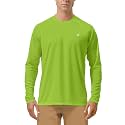 Roadbox Men's UPF 50+ UV Sun Protection Shirts, Long Sleeve Swim Rash Guard