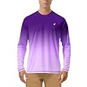 Roadbox Men's UPF 50+ UV Sun Protection Shirts, Long Sleeve Swim Rash Guard