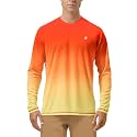 Roadbox Men's UPF 50+ UV Sun Protection Shirts, Long Sleeve Swim Rash Guard