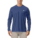 Roadbox Men's UPF 50+ UV Sun Protection Shirts, Long Sleeve Swim Rash Guard